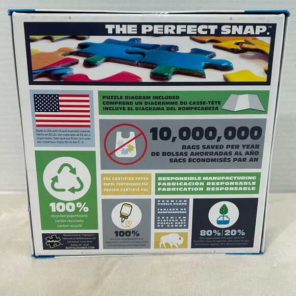 Charles Wysocki Jigsaw Puzzle “Whistle Stop Christmas “ 1000 Pc - Picture 3 of 10